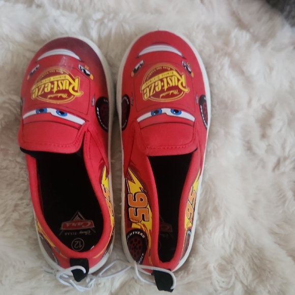 Disney Other - Disney Lightning McQueen Red Kids Sneakers